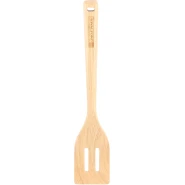 Royalford Rubber Wood Slotted Turner, Multi-Colour, RF9793