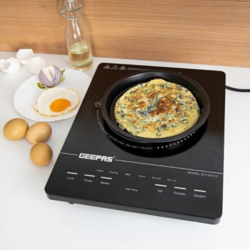 Geepas Digital Infrared Cooker, GIC33013, Black, 2 Year Manufacturer Warranty