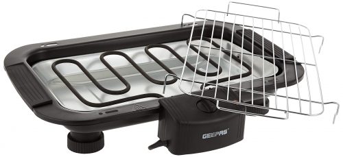 Geepas GBG877 Electric Anti-Rust 2000W Barbecue Grill (black)