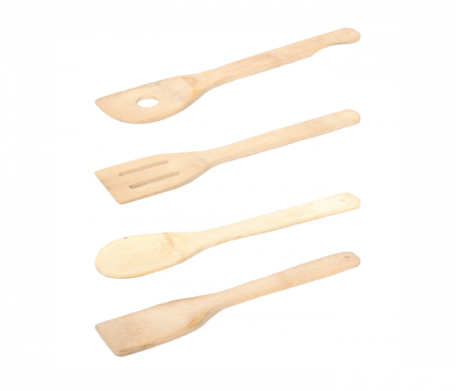 Delcasa DC1375 4Pcs Wooden Kitchen Tools Set