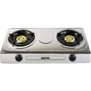 Geepas GK5605 Stainless Steel Gas Cooker - Silver