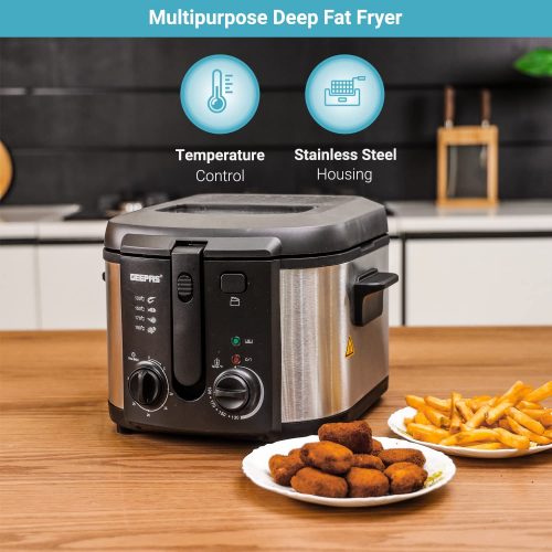 Geepas 3 ltrs Deep Fryer, GDF36014, 2 Years Warranty