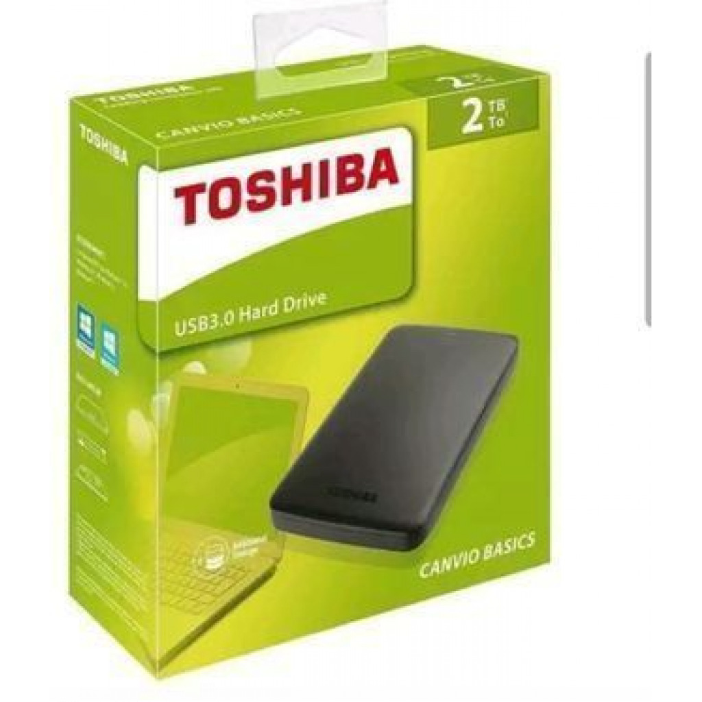 Toshiba 2TB External Hard Disk Drive 3.0 - Black