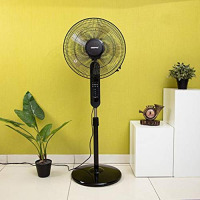 Geepas Stand Fan With Remote Control, Black – Gf9489 Living Room Fans TilyExpress 12