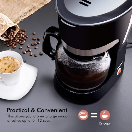 Geepas Liquid Filter Coffee Machine,Black - GCM6103