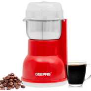 Geepas Grinding Coffee and Nuts Grinder GCG5440 - Red