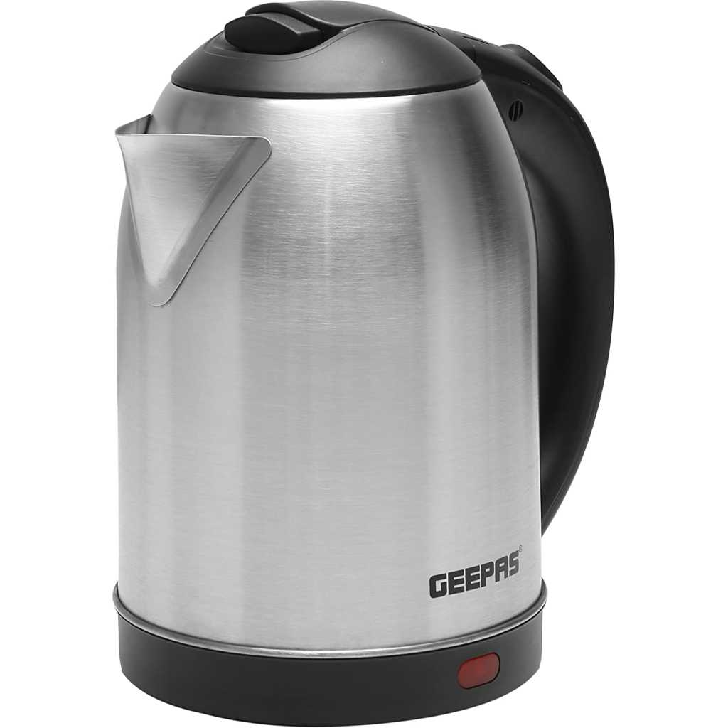 Geepas Electric Kettle, 1.8 Liter, 1500 Watts, Silver, GK5466