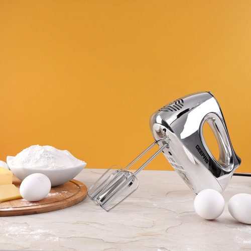 Geepas Hand Mixer, Chrome, GHM6127