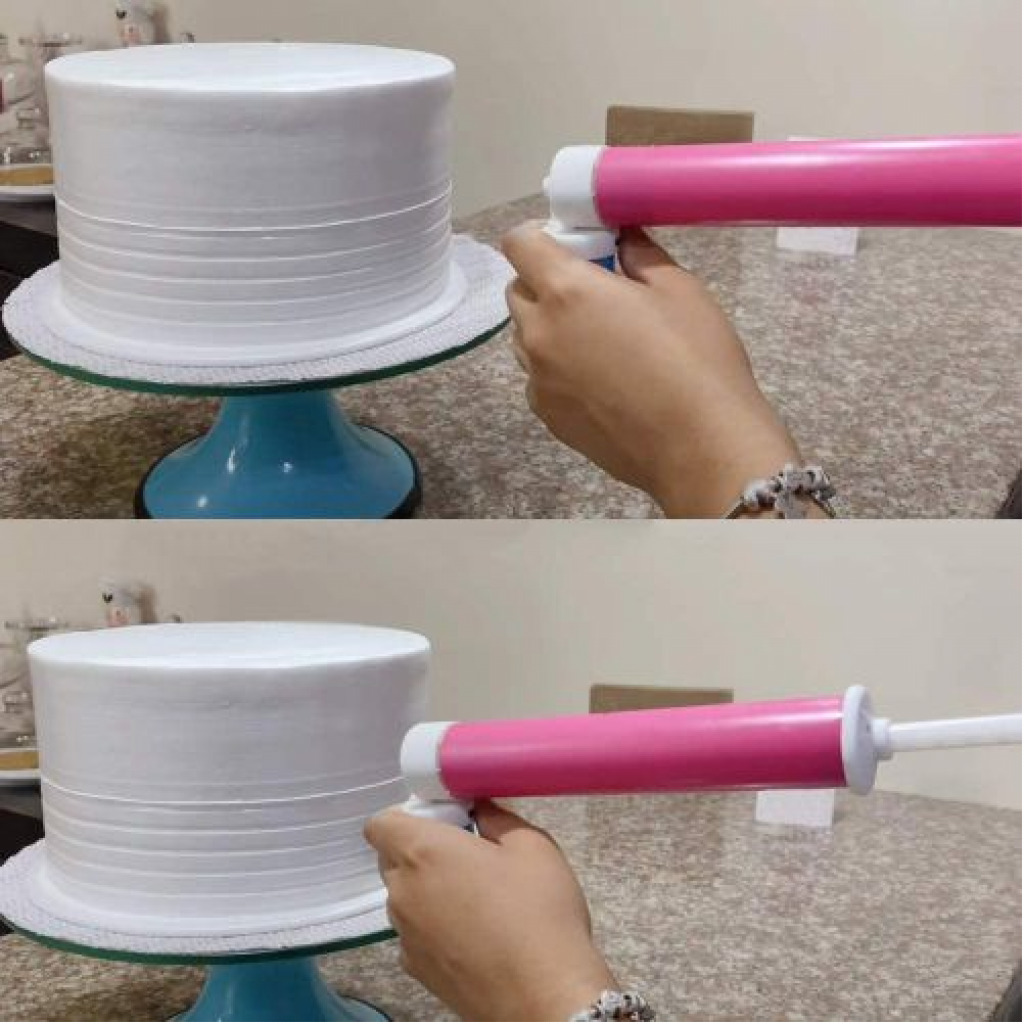 Airbrush For Cake Coloring With 4PCS Baking Spray Gun Decoration Tools Pump- Multi-colour