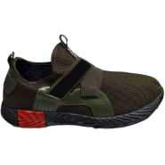 Men's Sports Sneakers - Green,Black