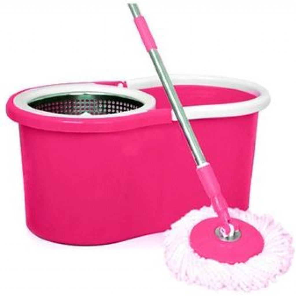 360 Spin Magic Mop with Bucket – Pink Moppers TilyExpress 3