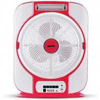 Geepas 12’’ Rechargeable Box Fan – Personal Desk Fan, GF-989, Assorted Colors