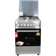 BlueFlame Cooker S6022ERF – IP 60x60cm 2 Gas Burners And 2 Electric Plates With Electric Oven Combo Cookers