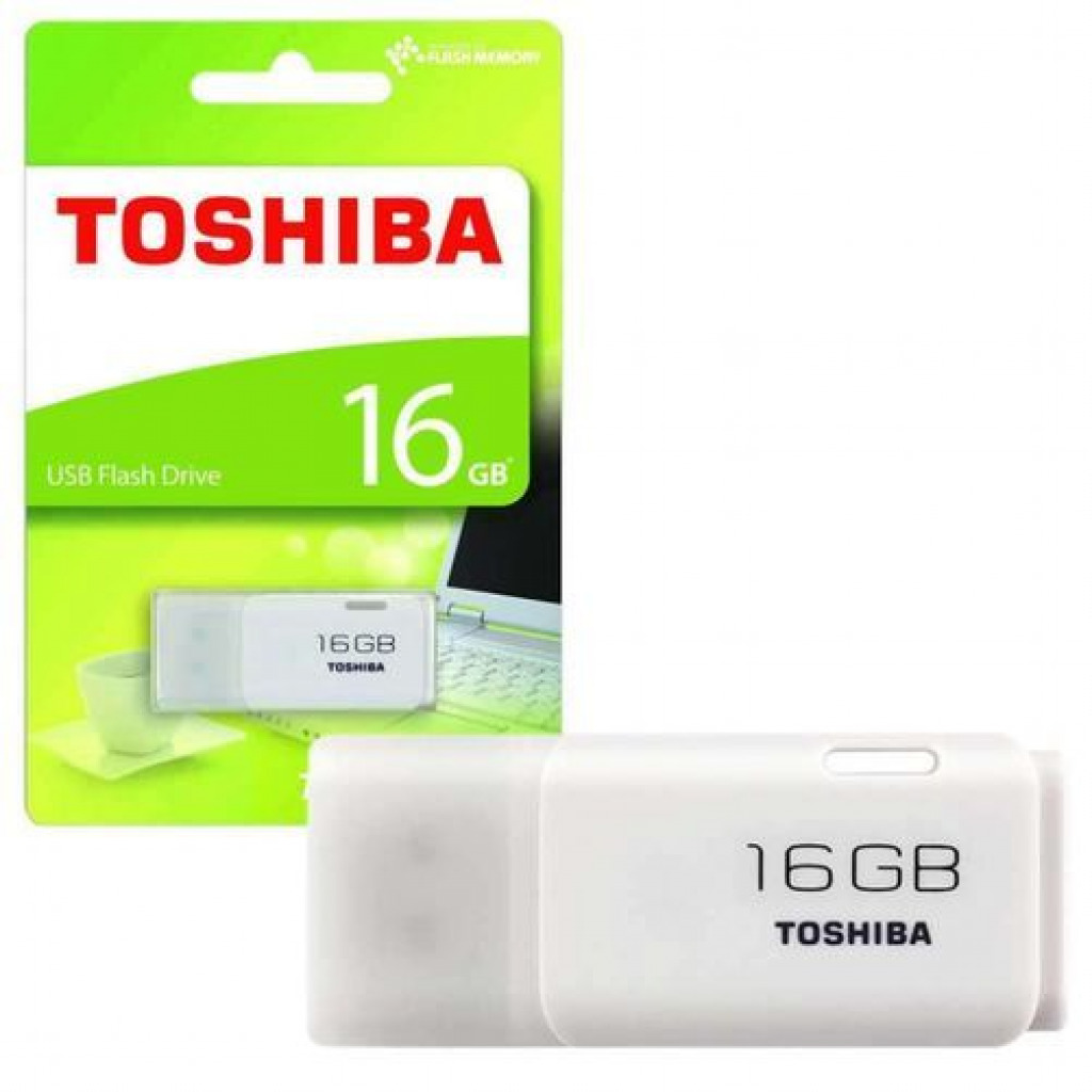 Toshiba 16GB Toshiba Flash Drive – White