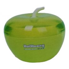 Plastic Apple Sugar Bowl Dish Candy Pot - Green