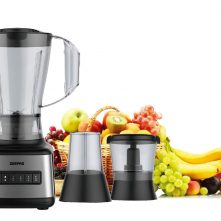 Geepas GSB44017 3 In 1 Blender; 8 Speed Control , 1.5L Plastic jar.