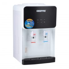 Geepas GWD8356 Table Top Water Dispenser Hot and Cold, White Hot & Cold Water Dispensers TilyExpress
