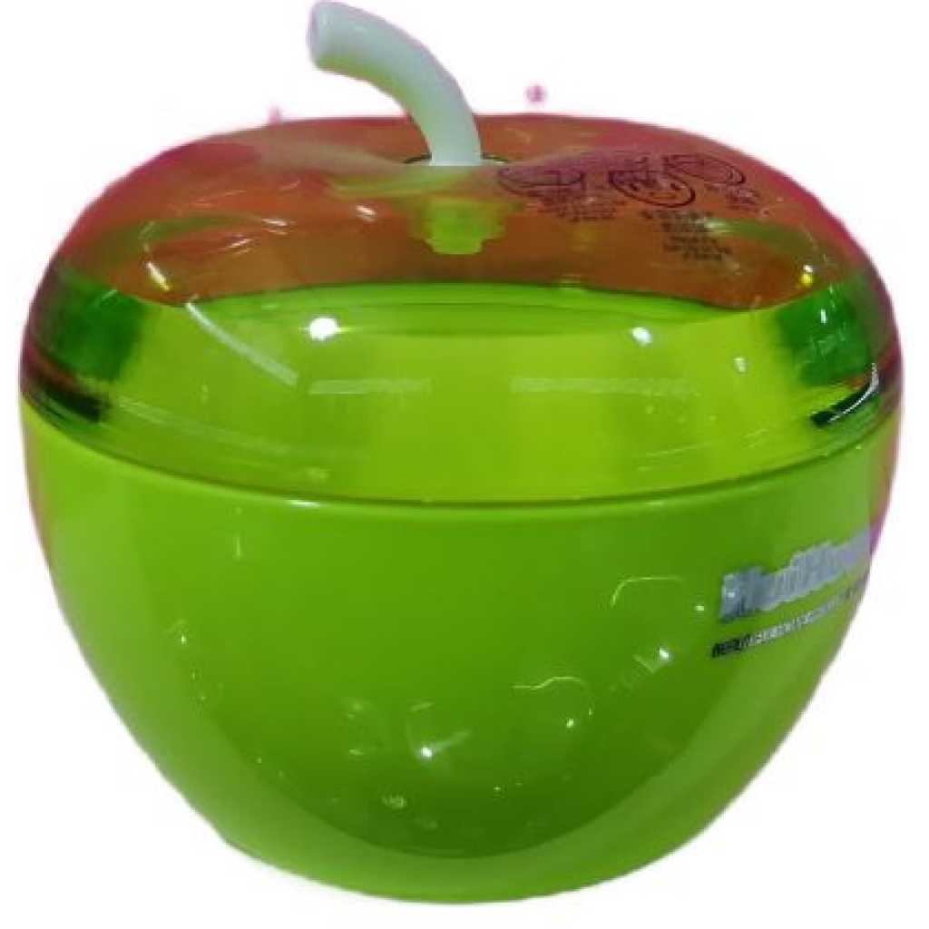 Plastic Apple Sugar Bowl Dish Candy Pot - Green