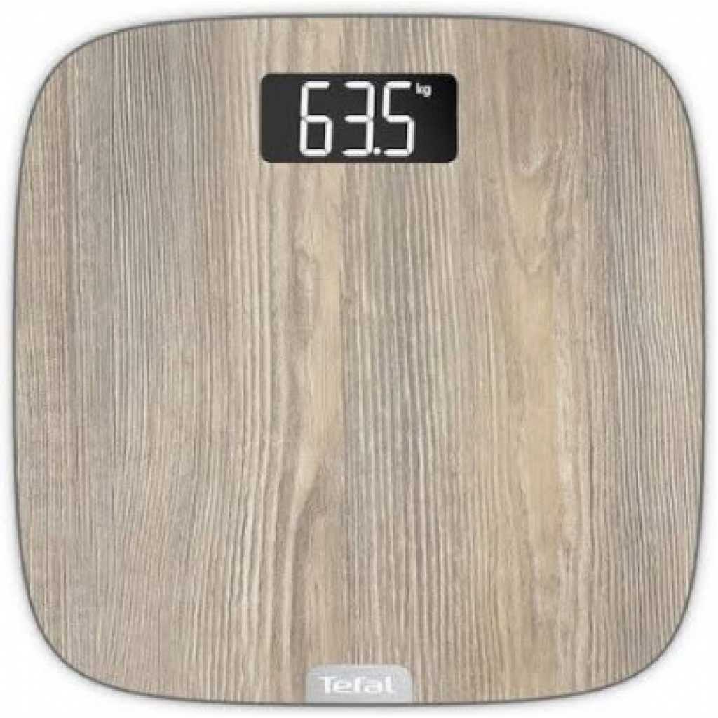 Tefal Origin Oval Wood Electronic Personal Scale / Bathroom Scale | PP1600V0