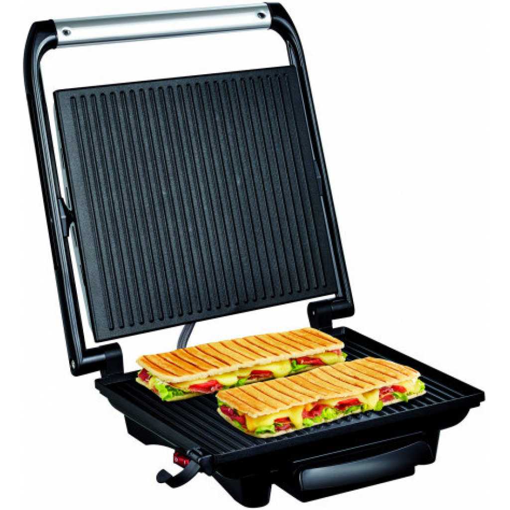 Tefal Inicio Panini Grill, 2000 Watts, Multi-Colour, Stainless Steel/Plastic, GC241D28