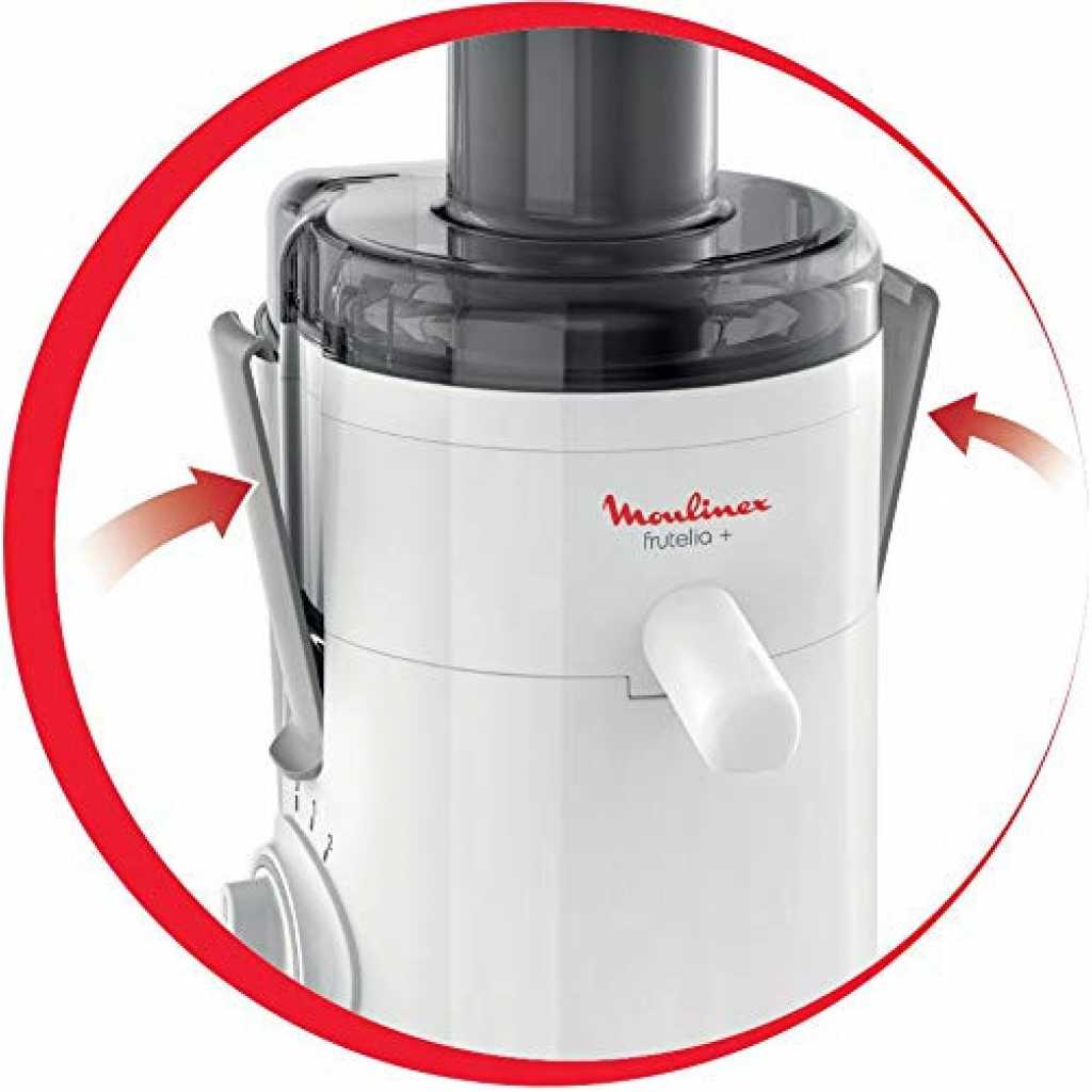 Moulinex Juice Extractor Frutelia Plus 350W - JU370127 - White