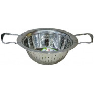 26cm Stainless Steel Rice, Vegetable Washing Strainer Colander,Silver Colanders & Food Strainers