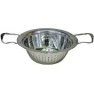 26cm Stainless Steel Rice, Vegetable Washing Strainer Colander,Silver