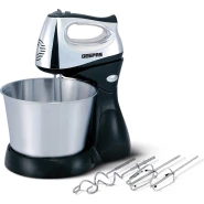 Geepas Stand Mixer , GHM5461 , 240 Volts -Black/Silver