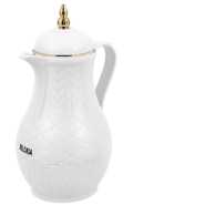 Delcasa DC2085 1Litre Double Wall Vacuum Flask - White