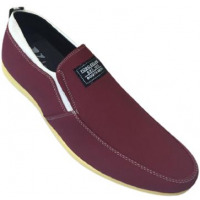 Men’s Designer Shoes – Maroon Men's Loafers & Slip-Ons TilyExpress 7