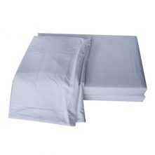 100% 6×6 Cotton Fitted Bedsheets, & 4 Pillow Covers – White Bedsheets & Pillowcase Sets