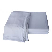 100% 6×6 Cotton Fitted Bedsheets, & 4 Pillow Covers – White Bedsheets & Pillowcase Sets TilyExpress