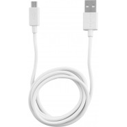 Geepas Micro USB Charging Data Cable, GC1962, White Phone Cables