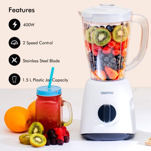 Geepas GSB44027 500W 2 in 1 Multifunctional Blender