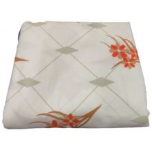 Double Cotton Bedsheets with 2 Pillowcases – Orange Flowers