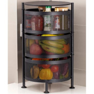 6.25L Refrigerator Organizer Bin Storage Container For Fruits Vegetables-White .