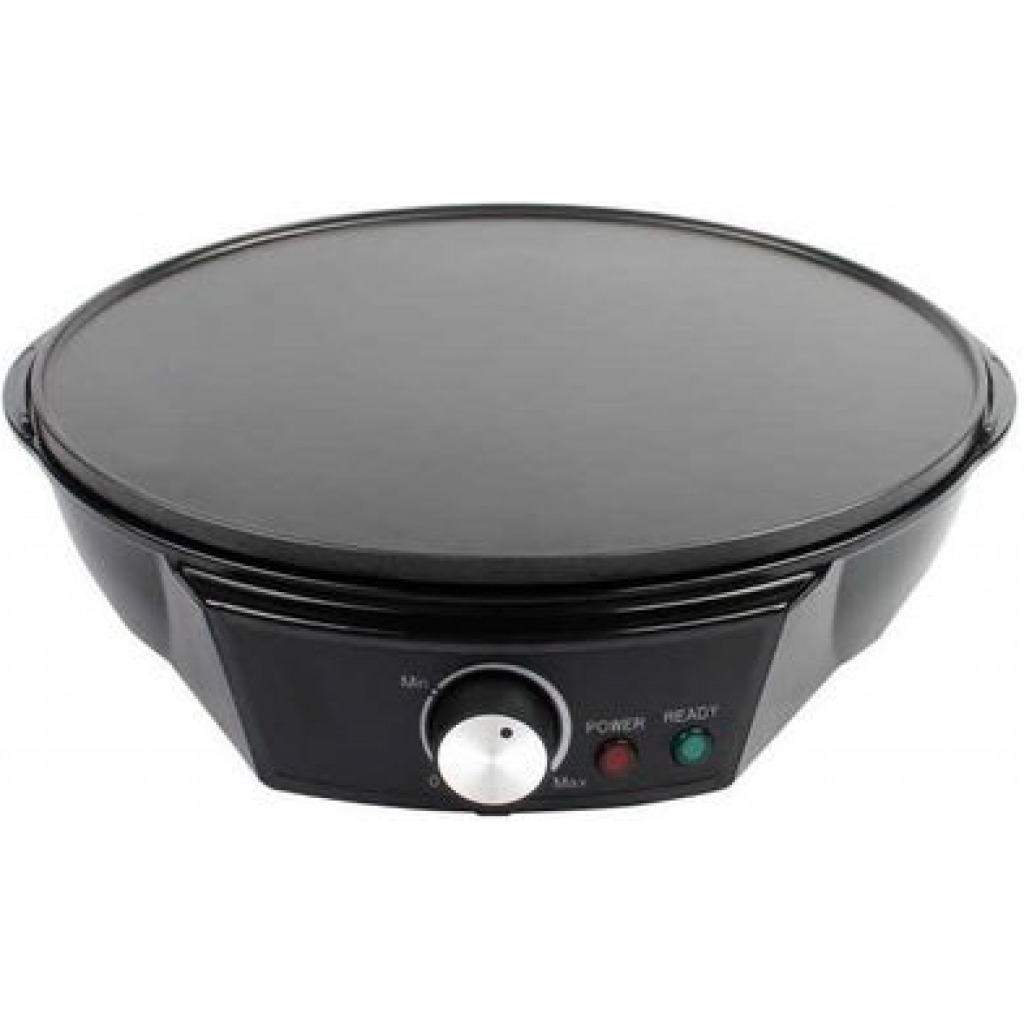 Mixdor Chapati, Crepe, Pancake, Roti Maker Machine Electric Baking Pan Grill- Black