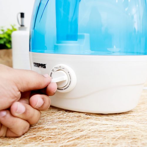 Geepas GUH2484 Ultrasonic Air Humidifier 2.6L, 9 hours - Blue