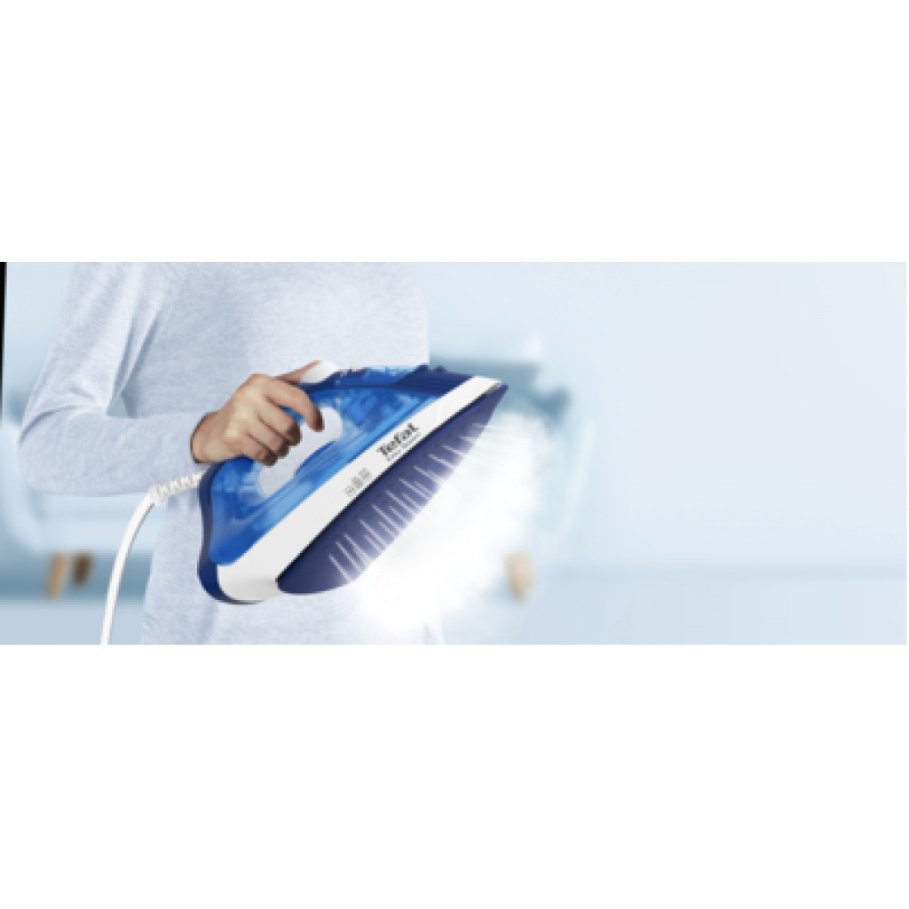 TEFAL Easy Steam Iron FV1941M0 1200W Spray + Vertical - Blue