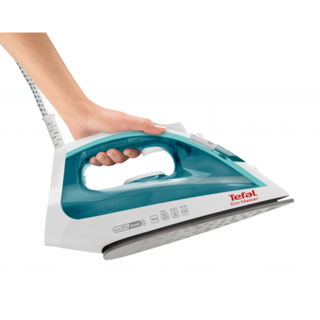 Tefal Eco Master 1800W Non Stick Steam Iron FV1721M0, Spray + Steam Trigger