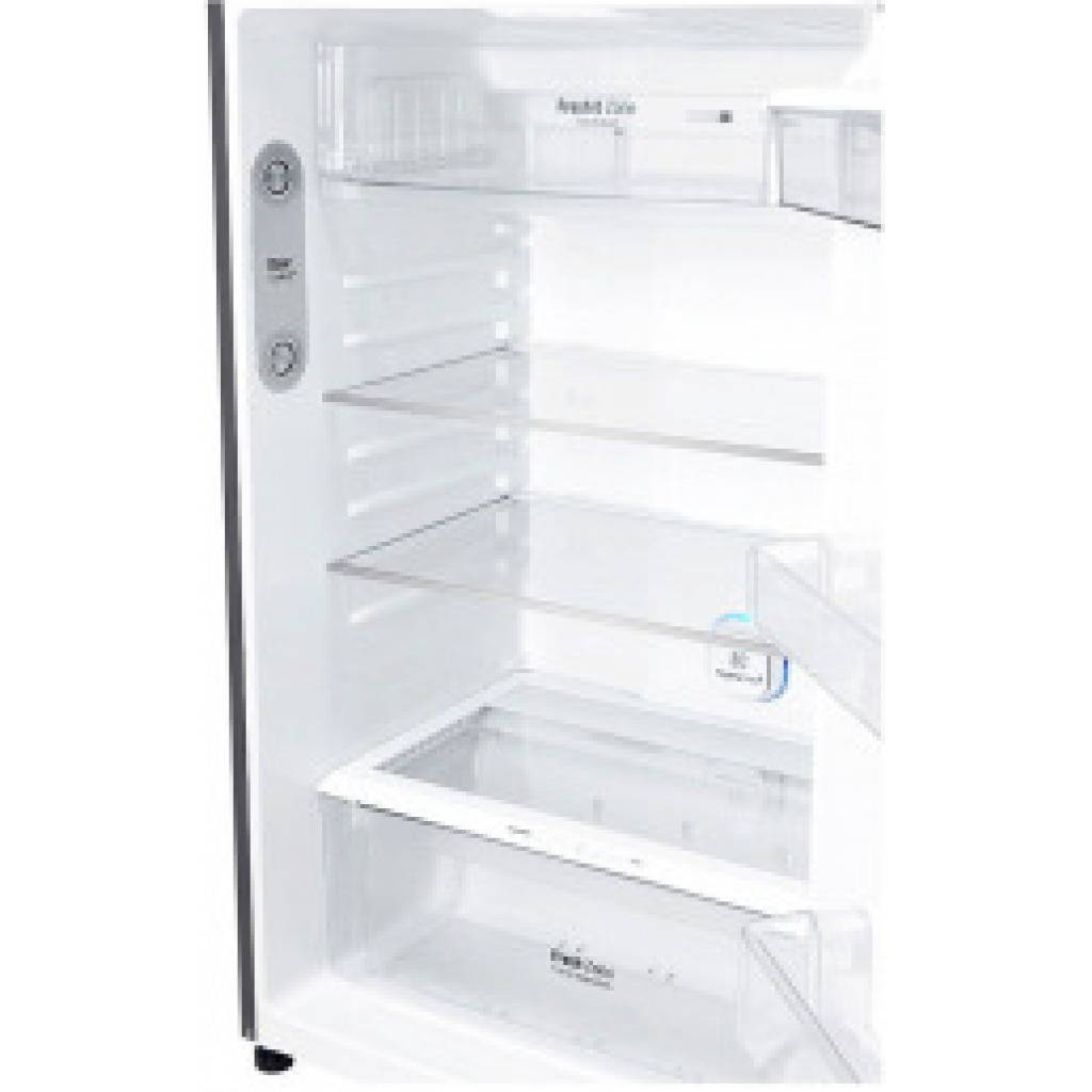 LG 438-Litres GL-H652HLHU Fridge; Double Door Frost Free Refrigerator Platinum Silver | LINEAR Cooling™ | Hygiene Fresh+ | Smart ThinQ™