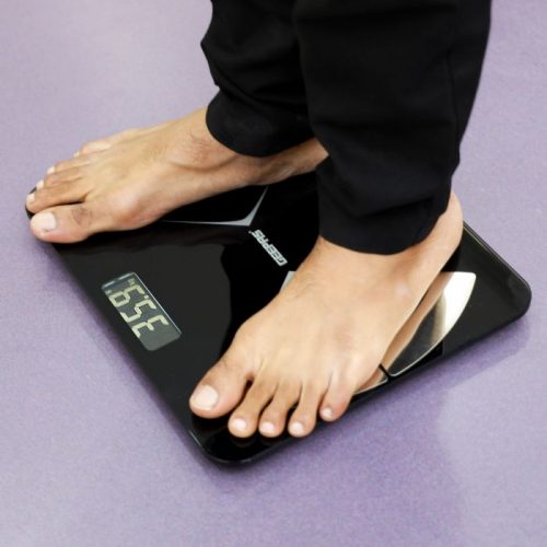 Geepas GBS46522 Smart Body Fat Scale - Portable Lightweight Bluetooth 5.0 With Led Display