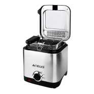 Newal 3L Stainless Steel Single Deep Fryer NWL-5057 - Silver/Black