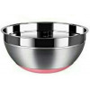 26Cm Kitchen Steel Mixing Bowl For Baking Cooking Salad Fruits - Silver