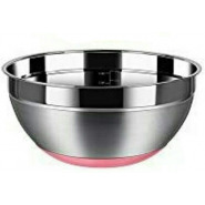 26Cm Kitchen Steel Mixing Bowl For Baking Cooking Salad Fruits – Silver Bakeware Sets TilyExpress