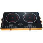 Silver Crest 2 Burner Infrared Cooker Hot Plate Stove -Black