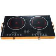 Silver Crest 2 Burner Infrared Cooker Hot Plate Stove -Black