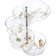 Rotating Jewelry Box Earrings Hair Ring Multi-function Storage rack -Colorless Jewelry Boxes & Organizers TilyExpress 2
