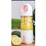 Portable Blender Smoothie Juicer Cup, Rechargeable Mixer With USB Charger Cable (White)