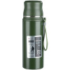 Top Sport 1000ml Thermos Portable Vacuum Flask Insulated Tumbler Bottle With Rope -Green